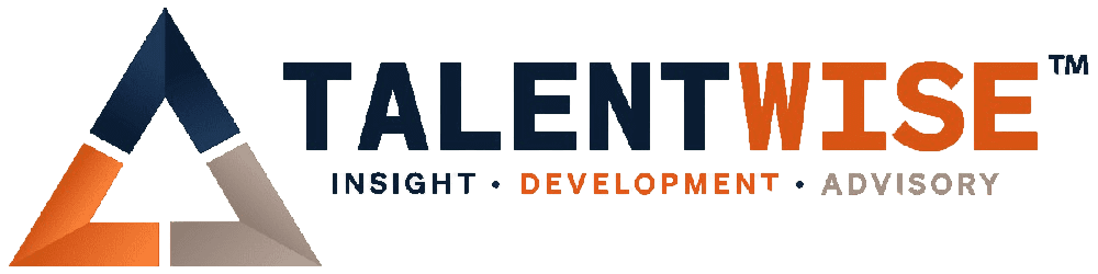 TalentWise logo with triangle emblem